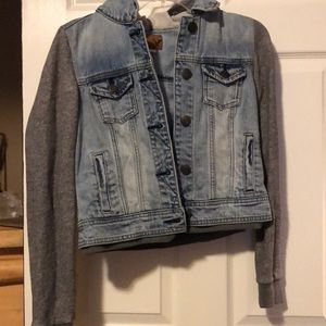 Hoodie jean jacket